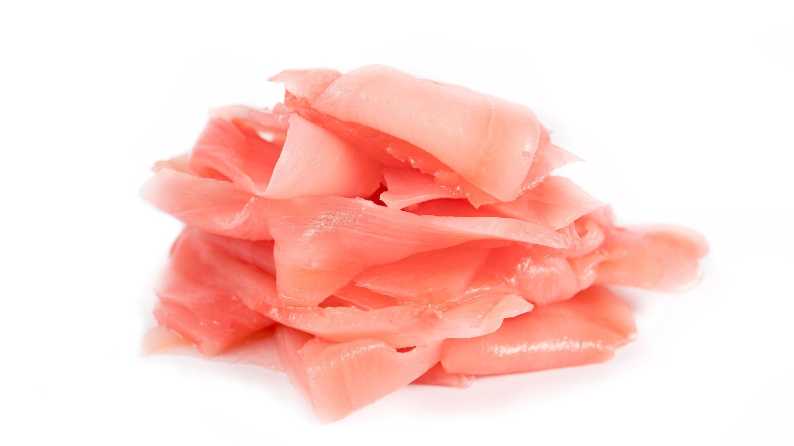 Pink,Pickled,Ginger,Isolated,On,White,Background.,Pink,Pickled,Ginger Gingembre Mariné Rose 1kg - Image 1